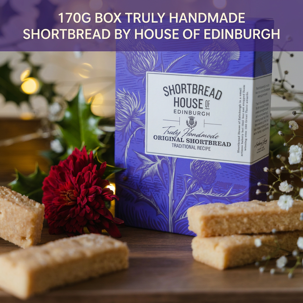 Scottish Afternoon Tea Hamper Gift Set x 12 Pcs includes Edinburgh Tea, Shortbread, Assorted Biscuits