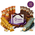 Biscuit Hamper Gift Set x 32 Packs of Assorted Walkers Biscuits Twin Pack, 64 pcs total