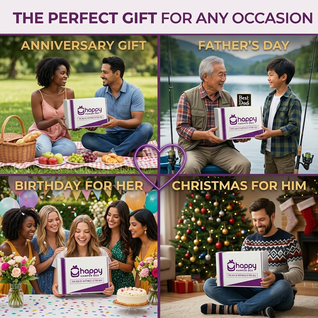 Scottish Afternoon Tea Hamper Gift Set x 12 Items; Edinburgh Tea, Shortbread Tin, 10 Shortbread Packs